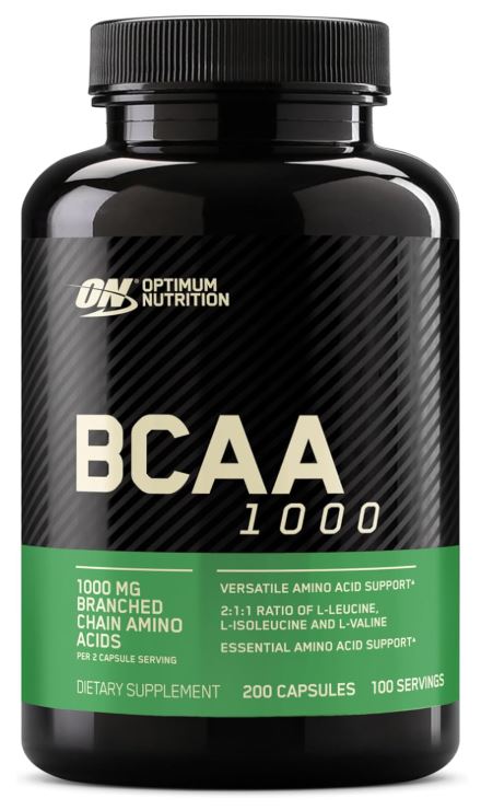 Bottle of Optimum Nutrition BCAA 1000