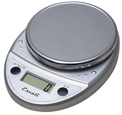 Escali Primo Digital Food Scale Multi-Functional Kitchen Scale and Baking Scale for Precise Weight Measuring and Portion Control