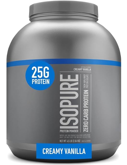 Isopure Zero Carb Protein Powder Container