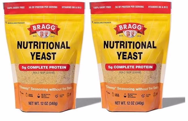 Two Bags of Bragg Premium Nutritional Yeast Seasoning